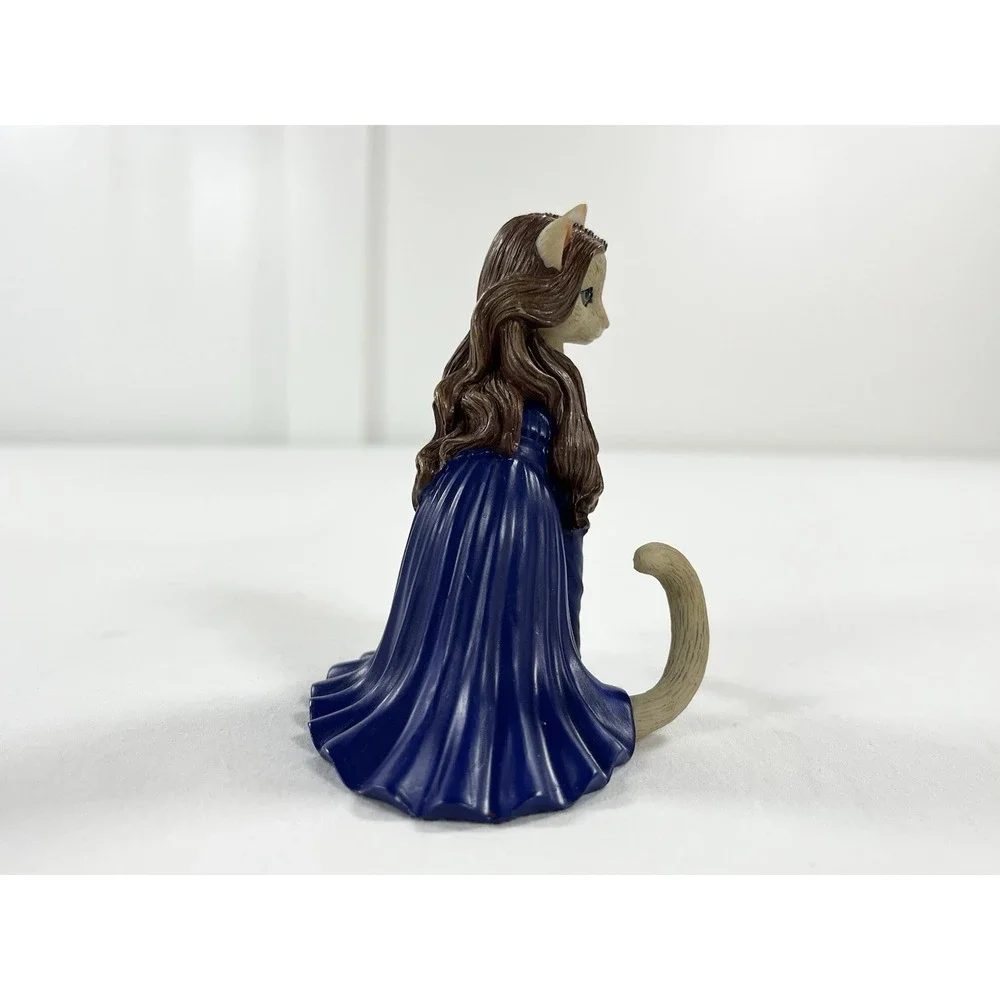 The Hamilton Collection Divine Feline Kat Middleton‎ Princess Cat Figurine COA